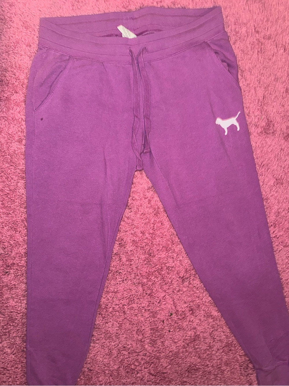 PINK Victoria's Secret Purple Joggers.